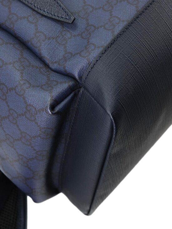 GUCCI  Ophidia GG Supreme Canvas Backpack Navy Blue 598140 main image 6